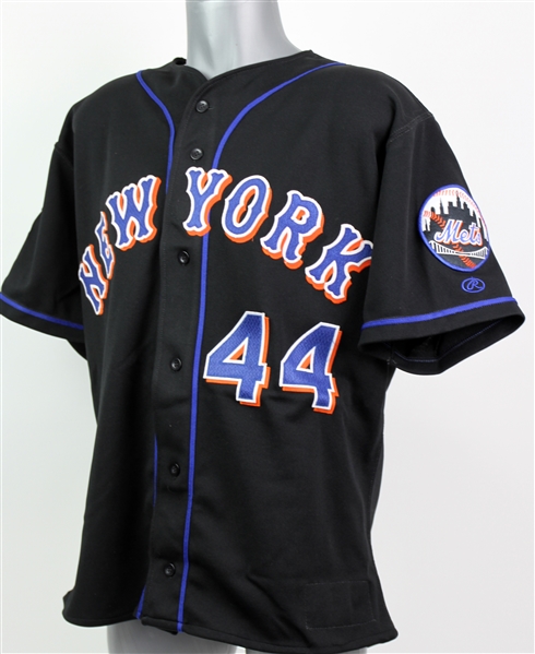 2002 Jay Payton New York Mets Game Worn Alternate Jersey (MEARS LOA)
