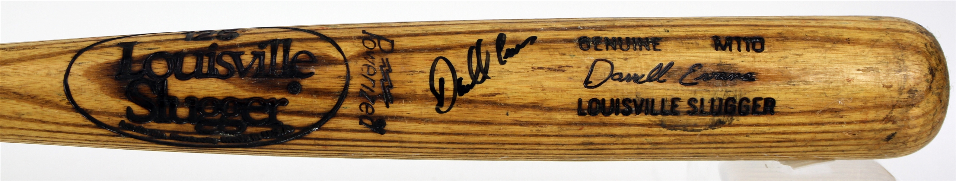 1980-83 Darrell Evans San Francisco Giants Signed Louisville Slugger Professional Model Game Used Bat (MEARS LOA/JSA)