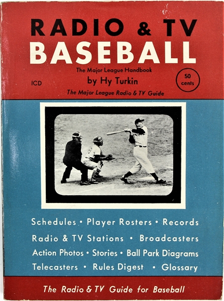 1953 Hy Turkin Radio & TV Baseball Guide 