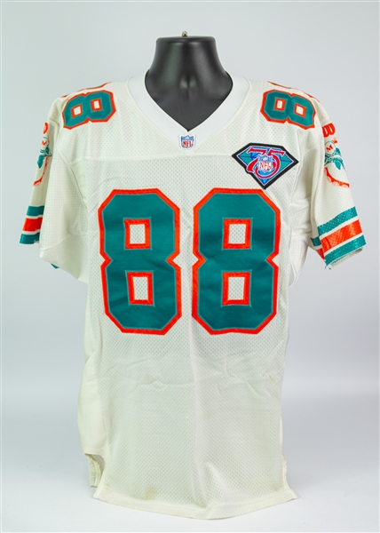 1994 Keith Jackson Miami Dolphins Road Jersey (MEARS A5)