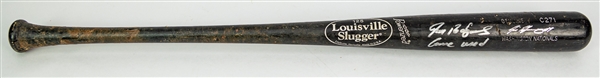 2010 Ivan Rodriguez Washington Nationals Signed Louisville Slugger Professional Model Game Used Bat (MEARS A10/JSA/Player Letter)