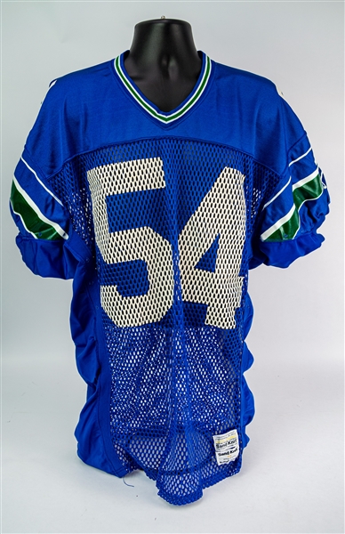 1987-88 Grant Feasel Seattle Seahawks Game Worn Home Jersey (MEARS LOA)