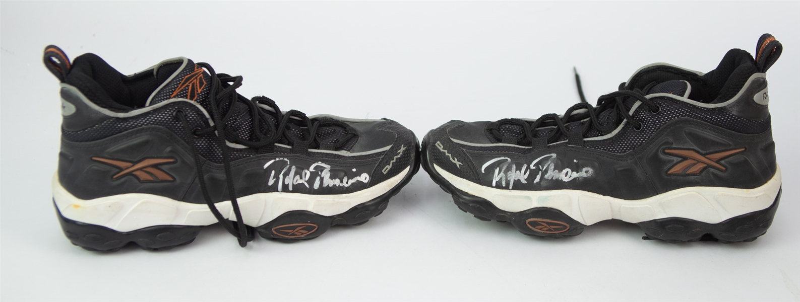 2000s Rafael Palmeiro Signed Reebok Sneakers (JSA)