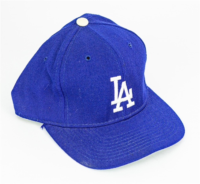 1988 Rick Dempsey Los Angeles Dodgers Game Worn Cap (MEARS LOA) World Series Season