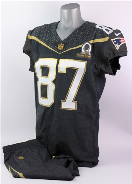 2016 Rob Gronkowski Team Irvin Pro Bowl Issued Uniform (MEARS A5 & PSA/DNA)