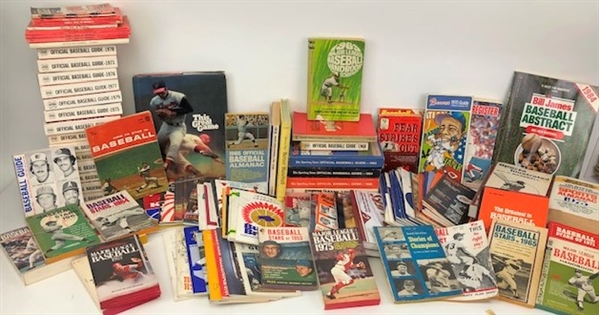 1950s-2000s Baseball, Football, Basketball, Hockey Media Guides, Record Books, and more (Lot of 230+)