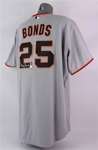 2004 Barry Bonds San Francisco Giants Signed Authentic Jersey (Bonds COA/MLB Hologram/JSA)