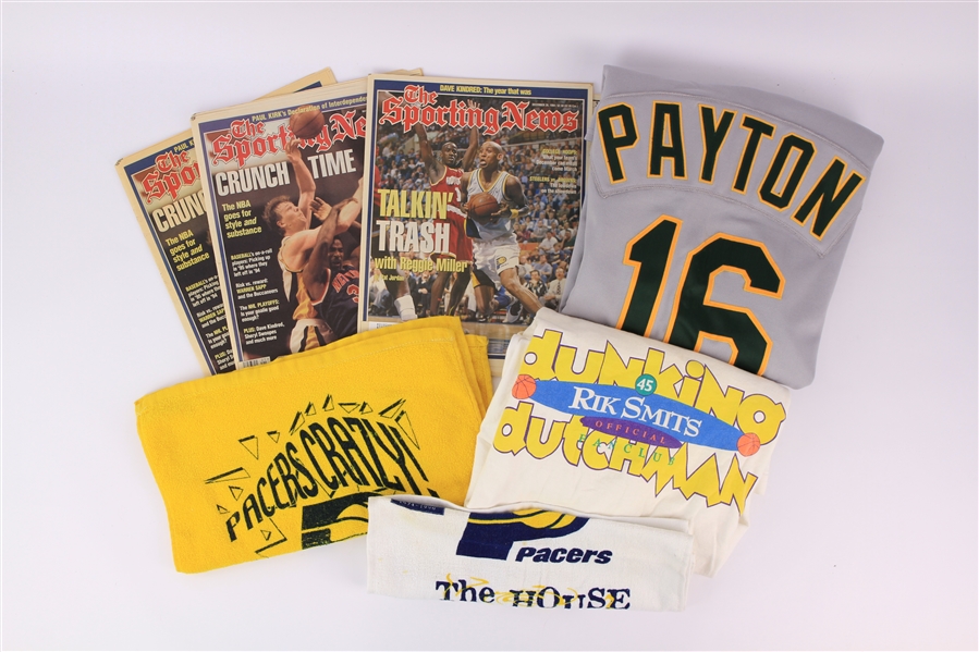 1980s-2000s Indiana Pacers Memorabilia Collection - Lot of 35 w/ Rik Smits Signed Items, Programs, Tickets & More