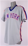 1989 Blaine Beatty New York Mets Game Worn Road Jersey (MEARS LOA)