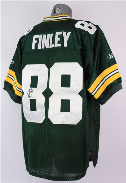 2008-13 Jermichael Finley Green Bay Packers Signed Jersey (JSA)