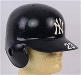1995 Don Mattingly New York Yankees Game Worn Batting Helmet (MEARS LOA)