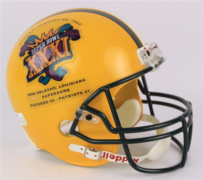 1997 Green Bay Packers Super Bowl XXXI Full Size Display Helmet