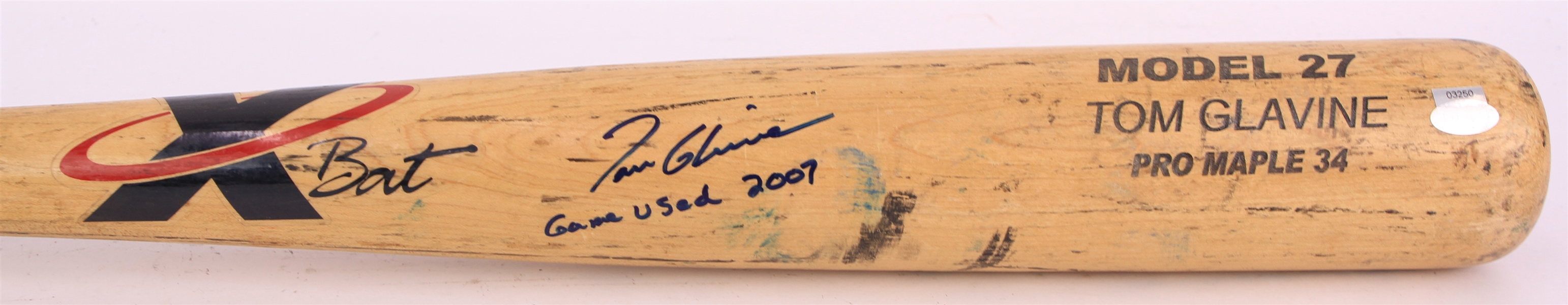 2007 Tom Glavine New York Mets Signed XBat Professional Model Game Used Bat (MEARS A10/JSA/Steiner)