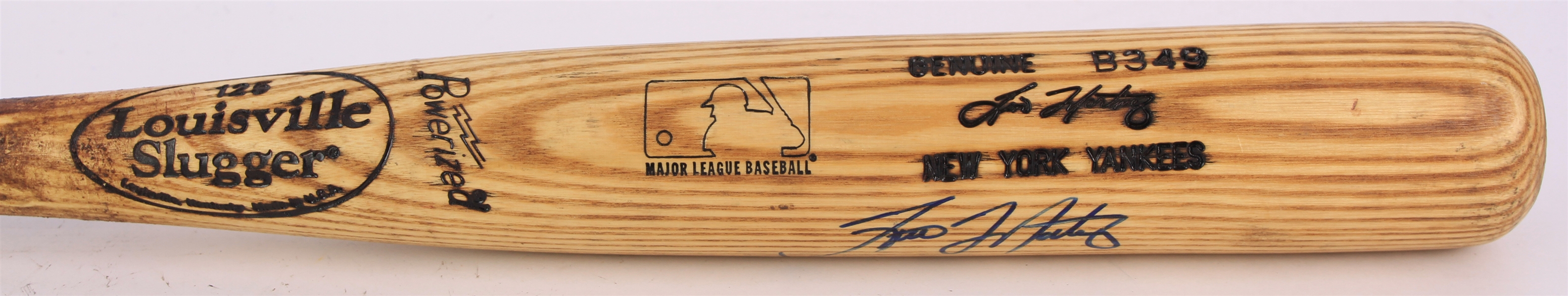 1999 Tino Martinez New York Yankees Signed Louisville Slugger Professional Model Game Used Bat (MEARS A8/JSA & PSA/DNA GU 8.5)