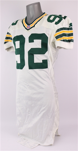 1995 Reggie White Green Bay Packers Game Worn Road Jersey (MEARS A10/Team COA) "NFC DEFENSIVE PLAYER OF THE YEAR"