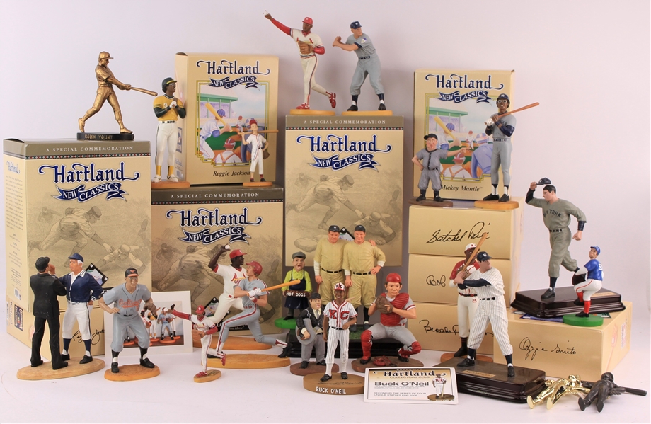 1990s-2000s Hartland Baseball Statue Collection - Lot of 36
