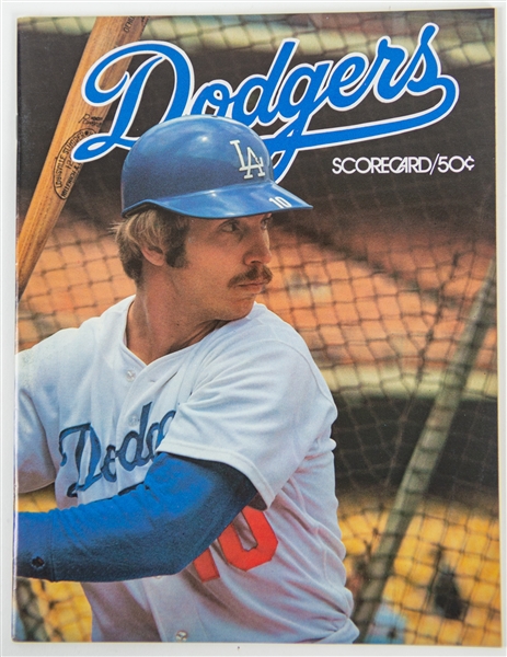1977 Los Angeles Dodgers vs Philadelphia Phillies LCS Program 
