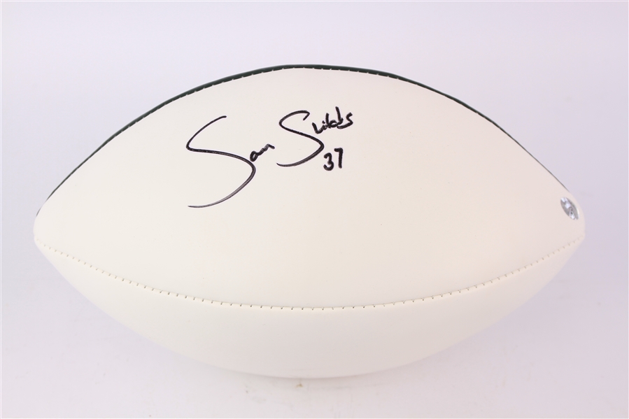 2010-16 Sam Shields Green Bay Packers Signed Team Logo Autograph Panel Football (JSA)