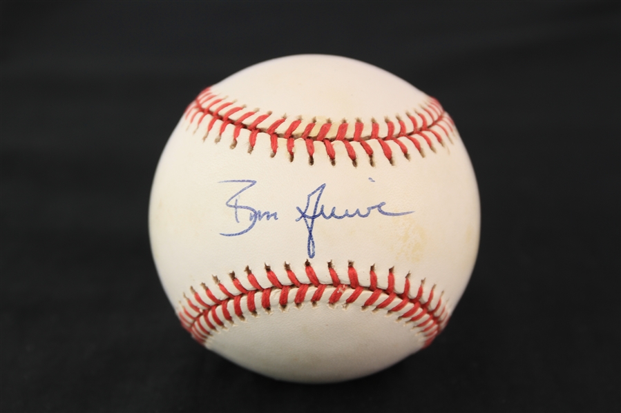 1998 Ben Grieve Oakland Athletics Signed OAL Budig Baseball (JSA)