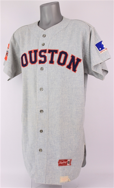 1969 Johnny Edwards Houston Astros Game Worn Road Jersey (MEARS A9)
