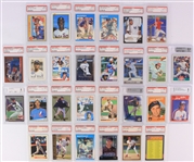 1959-2005 PSA Slabbed & Graded Baseball Trading Card Collection - Lot of 28 w/ Tom Seaver, Randy Johnson, Rickey Henderson & More