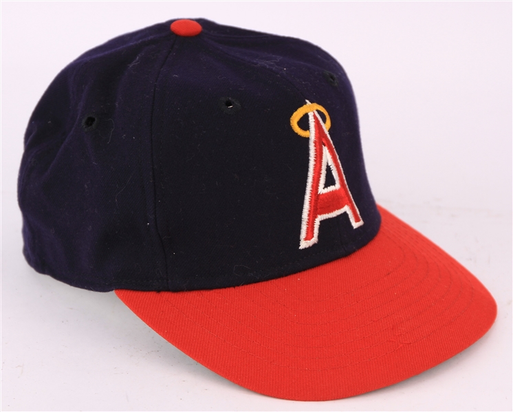 1972-74 California Angels Game Worn Cap Attributed to Nolan Ryan (MEARS LOA)