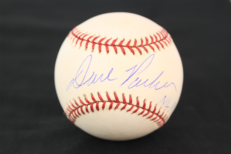 1995-99 Dave Parker Pittsburgh Pirates Signed ONL Coleman Baseball (JSA)