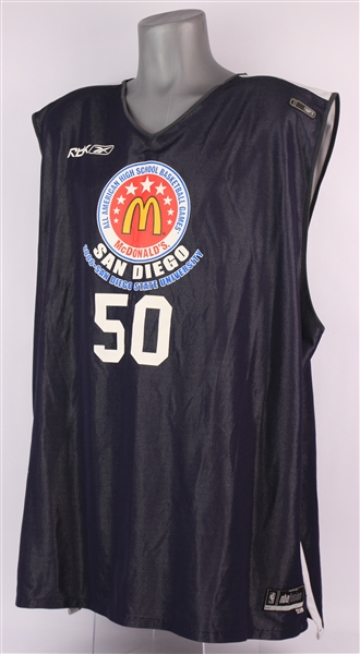 2006 Greg Oden McDonalds All American Game Reversible Practice Jersey (MEARS LOA)