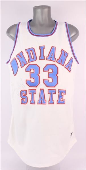 1979 Larry Bird Indiana State Sycamores Signed Jersey (JSA)