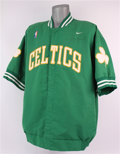 2000s Larry Bird Boston Celtics Signed Post Career Warm Up (JSA)