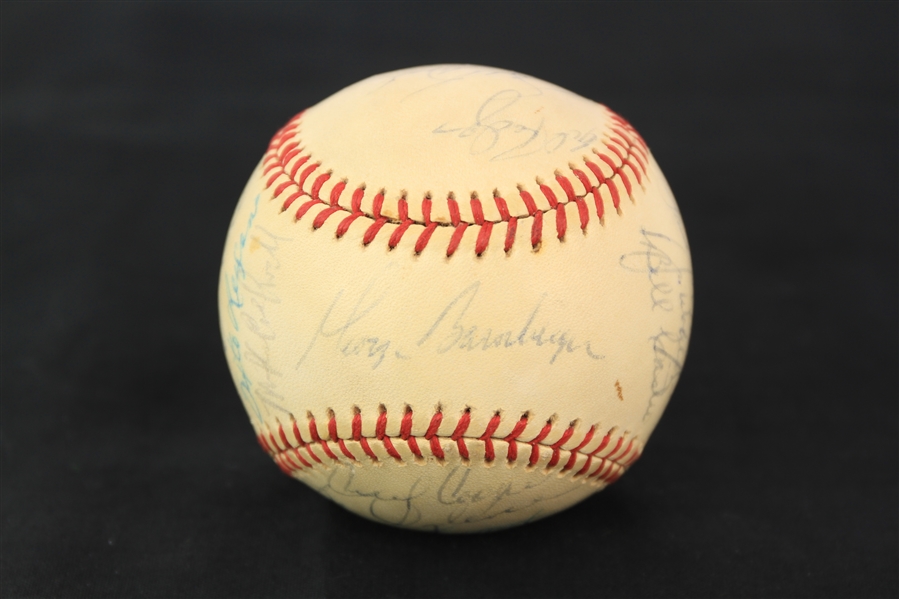 1979 Milwaukee Brewers Team Signed OAL MacPhail Baseball w/ 25 Signatures Including Robin Yount, Paul Molitor, Harvey Kuenn & More (MEARS LOA)