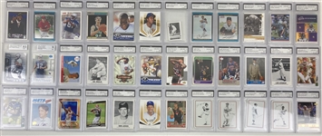 1980s-2010s Baseball Football Basketball Trading Cards - Lot of 750+ w/ 150+ Slabbed