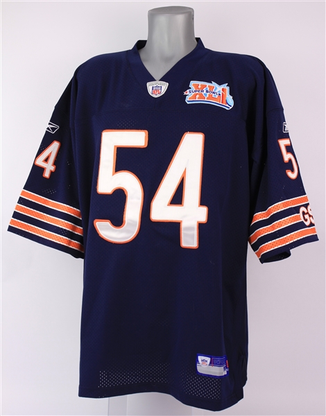 2007 Brian Urlacher Chicago Bears Super Bowl XLI Retail Jersey