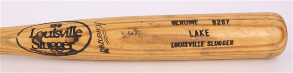 1983-85 Steve Lake Chicago Cubs Louisville Slugger Professional Model Game Used Bat (MEARS LOA)