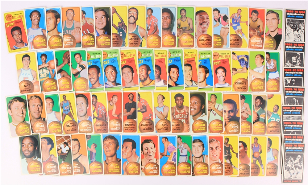1970 Topps Basketball Trading Cards Near Complete Set - 173/175 Cards w/ Pete Maravich Rookie & More