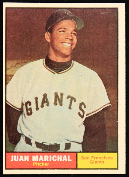 1961 Juan Marichal San Francisco Giants Topps Rookie Baseball Trading Card