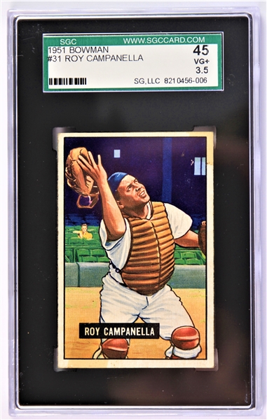 1951 Bowman Roy Campanella #31 SGC 3.5