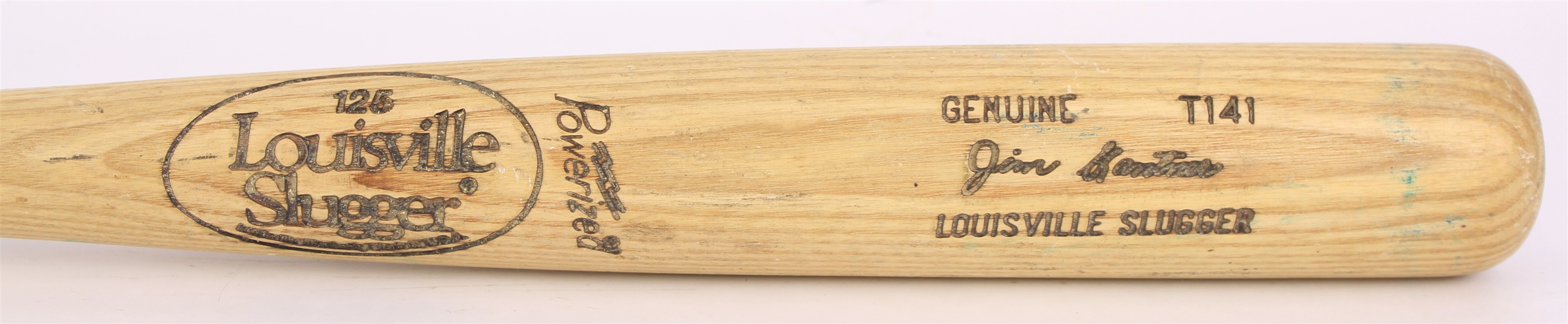 1983-85 Jim Gantner Milwaukee Brewers Louisville Slugger Professional Model Game Used Bat (MEARS LOA)