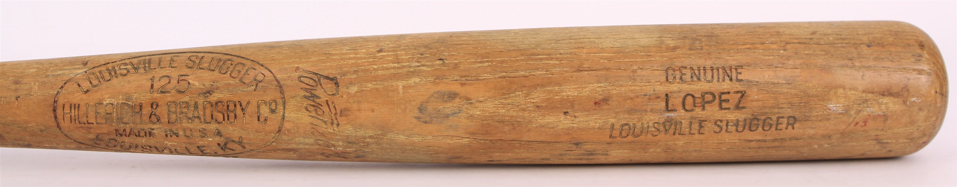 1959-60 Hector Lopez New York Yankees H&B Louisville Slugger Professional Model Game Used Bat (*MEARS A6*)