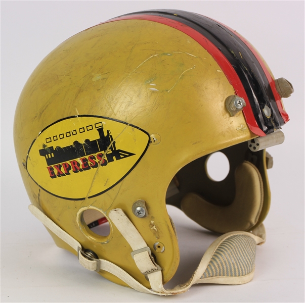 1975 Jacksonville Express WFL Game Worn Football Helmet (MEARS LOA)