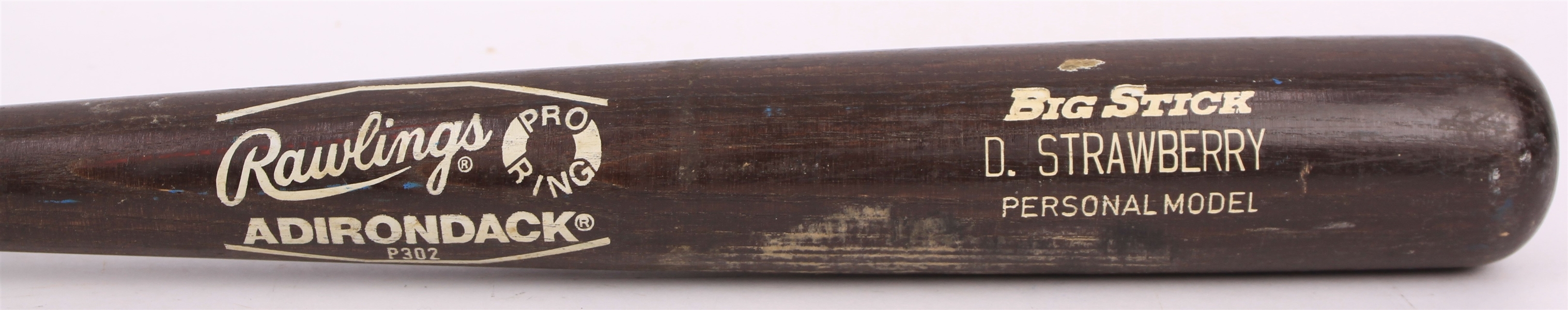 1983-86 Darryl Strawberry New York Mets Adirondack Professional Model Game Used Bat (MEARS A9/METS Employee LOA)