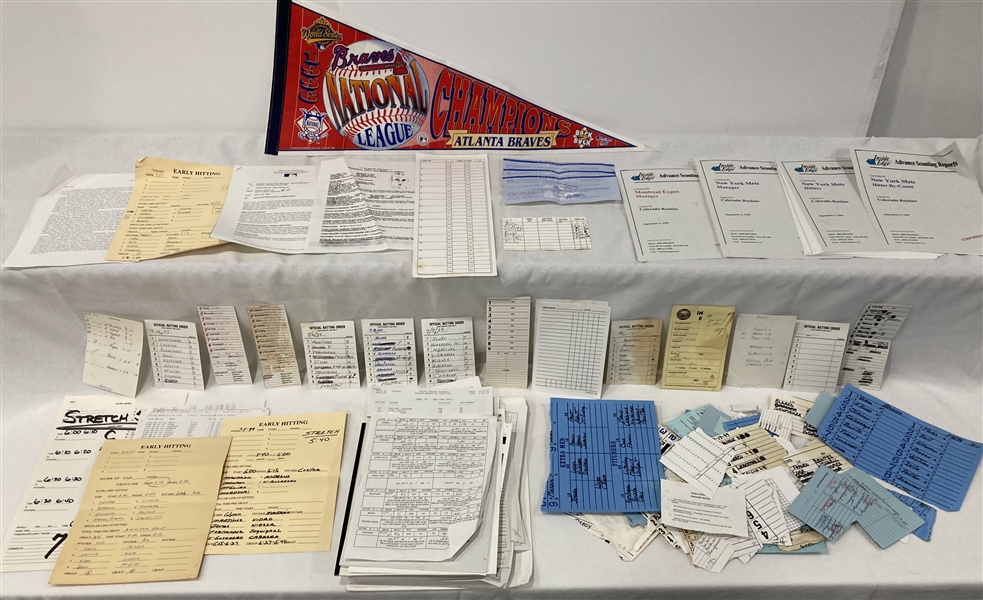 1990s New York Mets Batting Line-Ups, Memos, Schedules, Tickets, & more... (Lot of 100+)