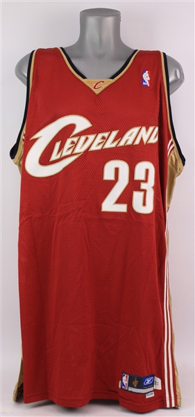 2003-04 LeBron James Cleveland Cavaliers Road Jersey (MEARS A5)