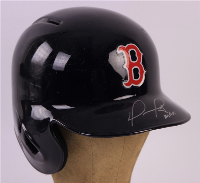 2013-16 David Ortiz Boston Red Sox Signed Game Worn Batting Helmet (MEARS LOA/JSA)