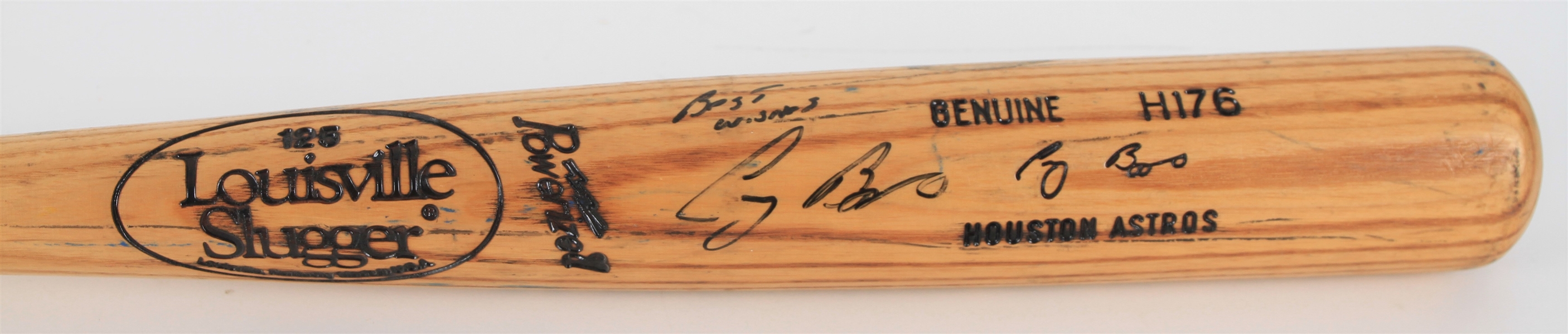 1991-97 Craig Biggio Houston Astros Signed Louisville Slugger Professional Model BP Bat (MEARS LOA/JSA)