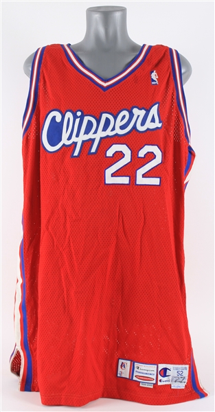 1999-2000 Mario Bennett Los Angeles Clippers Road Jersey (MEARS LOA)
