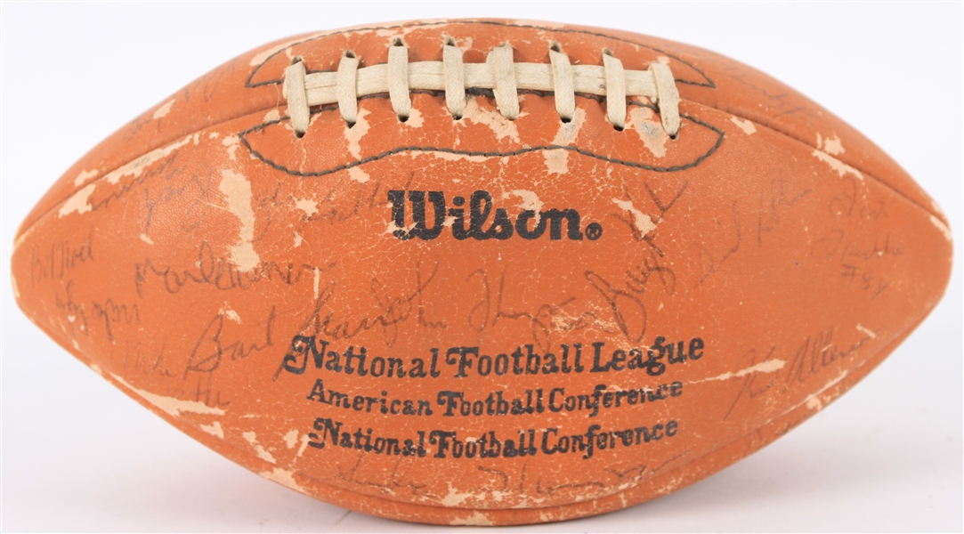1977-81 Green Bay Packers Team Signed ONFL Rozelle Football w/ 40 Signatures Including Bart Starr, Larry McCarren, Johnnie Gray, Lynn Dickey & More (JSA)