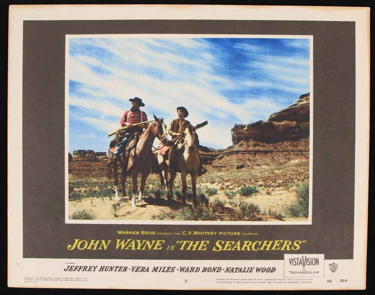 1956 The Searchers w/ John Wayne 11x14 Lobby Card