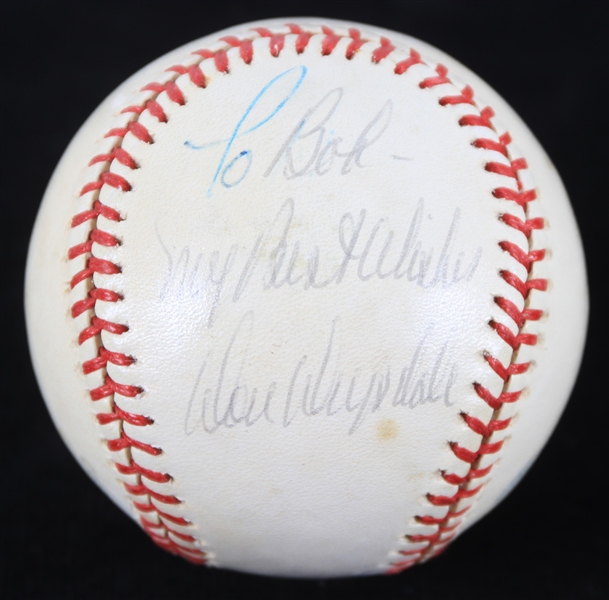 1978 Don Drysdale Los Angeles Dodgers Signed OAL MacPhail Baseball (JSA)