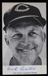 1954-55 Dick Bartell Cincinnati Redlegs 3.5"x5.5" B&W Postcard